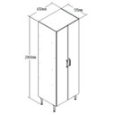 Ver imagem 5 de Cozinha Compacta Modulada 4 Peças Berlim Bege/Ipê/Cristalo