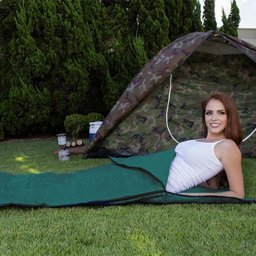 Kit 2 Sacos De Dormir com Zíper para Acampamento Camping Colchonete - 4