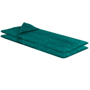 Kit 2 Sacos De Dormir com Zíper para Acampamento Camping Colchonete