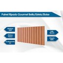 Ver imagem 2 de Módulo Cozinha Mgm Eloise Painel Ripado Gourmet Bella/estela/ 120 Cm Cinamomo-mgm