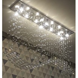 Lindo Lustre de Cristal Para Sala de Jantar/Estar de 1,10 Metros - 4