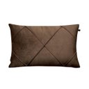 Ver imagem 1 de Capa de Almofada Retangular Veludo Marrom 35x65cm