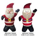Ver imagem 7 de Papai Noel Inflável Iluminado Veludo Enfeite Natal Natalino Grande Decoração Loja Inflador