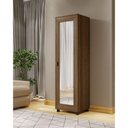 Ver imagem 3 de Armário Multiuso Organizador com Espelho Diamante Benetil Imbuia