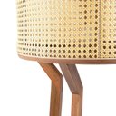 Ver imagem 5 de Luminária de Piso Luna em Madeira Maciça e Tela