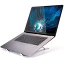 Ver imagem 3 de Suporte Alumínio Prata Notebook Escritório Dobrável