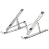 Suporte Alumínio Prata Notebook Escritório Dobrável - 1