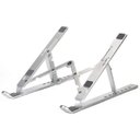 Ver imagem 1 de Suporte Alumínio Prata Notebook Escritório Dobrável