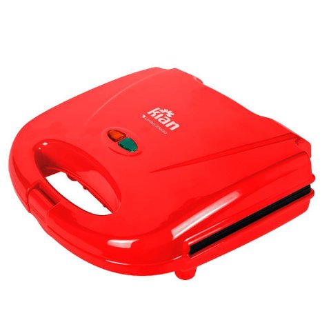 Sanduicheira Grill 110 Volts 750 Watts Vermelha - 23260 - Kian