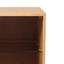 Ver imagem 5 de Balcão 1 Prateleira de Vidro Retrô Cor Amêndoa