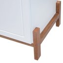 Ver imagem 6 de Balcão Buffet Vênus em Madeira Maciça e MDF Branco/Marrom
