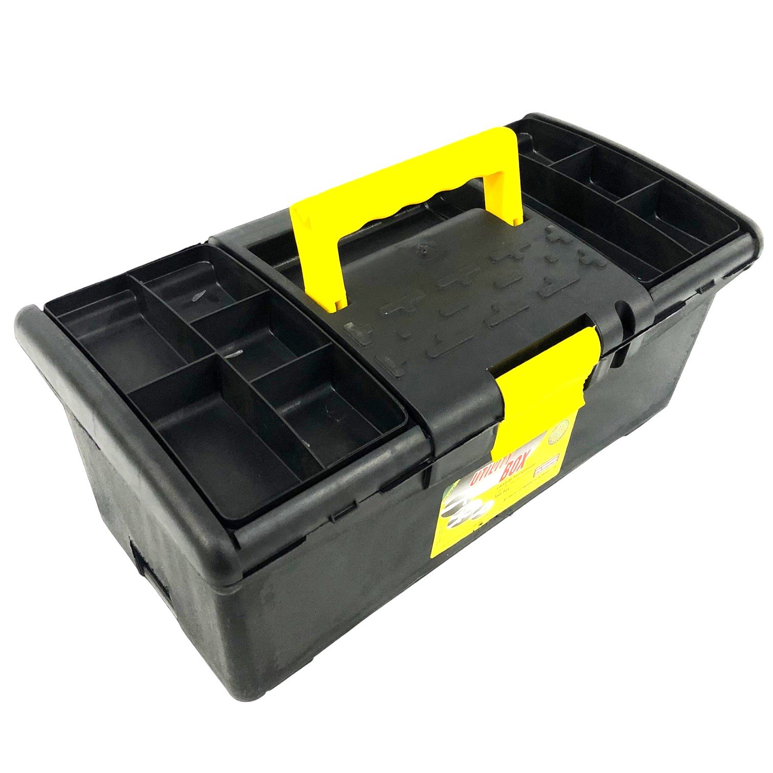 Caixa de Ferramentas com 14 Compartimentos Média Trava de Plástico Cf27 - 3