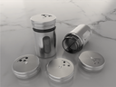 Ver imagem 6 de Porta Tempero e Condimentos Revestido em Aço Inox com Visor de Vidro (3 un)