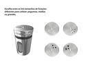 Ver imagem 4 de Porta Tempero e Condimentos Revestido em Aço Inox com Visor de Vidro (3 un)