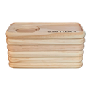 Ver imagem 4 de Kit Jogo Conjunto 6 Pires Ret. P/ Xícaras Café Chá - Pinus-6