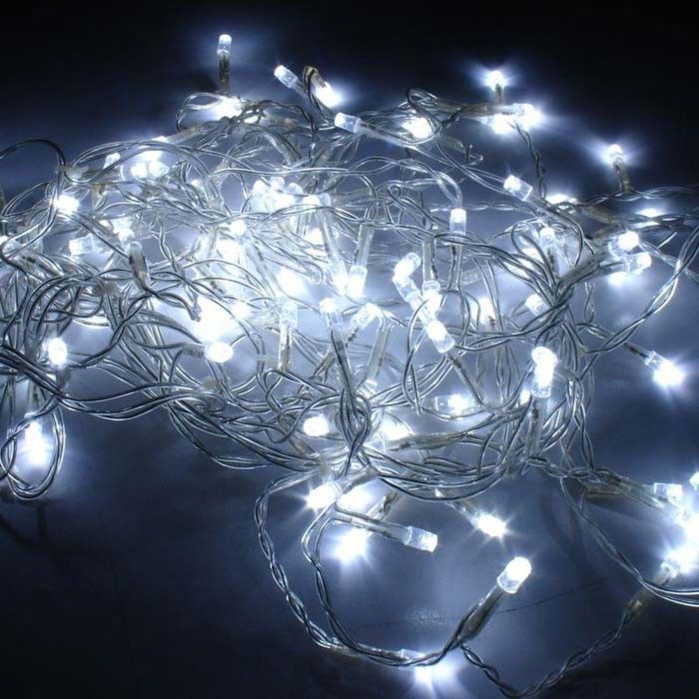 Pisca Pisca Natal Led 100 Lâmpadasl Branca 8 Funções 110v - 2