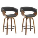 Ver imagem 1 de Kit com 2 Banquetas Base Madeira Baixa Betim