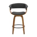 Ver imagem 2 de Kit com 4 Banquetas Base Madeira Baixa Betim