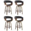 Ver imagem 1 de Kit com 4 Banquetas Base Madeira Baixa Betim