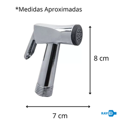 Gatilho para Ducha Higiênica Metal Cromado Resistente 13383 Rayco - 4