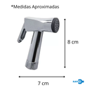 Ver imagem 4 de Gatilho para Ducha Higiênica Metal Cromado Resistente 13383 Rayco