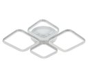 Ver imagem 1 de Plafon de Sobrepor Módulos Cristais Branco 76cm Led 40w 3 em 1 Bivolt Paris Luz