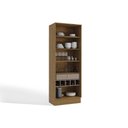 Ver imagem 2 de Módulo Cozinha Henn Americana Botanic M628 c/ 2 Portas de Vidro e 1 Gaveta 50cm Nogueira/Verde