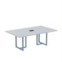 Ver imagem 2 de Mesa de Reunião Retangular com Power Box 200x90cm Mr2000p25tub