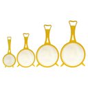 Ver imagem 1 de Kit 4 Peneiras Plástico 6cm / 8cm / 10cm / 12cm Coloridos Millenium - Panami