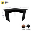 Ver imagem 4 de Mesa Escrivaninha em L 120cm X 60cm Pés Painel F5 Office