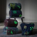 Ver imagem 6 de Manta Solteiro Brilha no Escuro New 150x220cm Azul Esportes