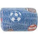 Ver imagem 1 de Manta Solteiro Brilha no Escuro New 150x220cm Azul Esportes