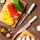 Ver imagem 4 de Chaira Mundial Masterline Estriada Amolador Afiador de Facas 8' Cabo Branco