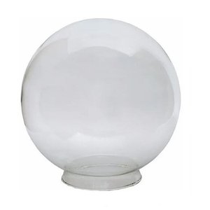 Globo de Vidro Transparente Boca 15x30