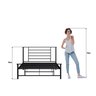 Cama de Casal em Ferro Emy - 5