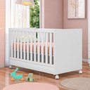 Ver imagem 4 de Berço Mini-cama Doce Mel com Rodízios Branco