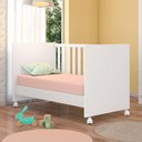 Ver imagem 2 de Berço Mini-cama Doce Mel com Rodízios Branco