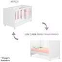 Ver imagem 7 de Berço Mini-cama Doce Mel com Rodízios Branco