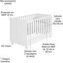 Ver imagem 3 de Berço Mini-cama Doce Mel com Rodízios Branco