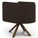 Ver imagem 3 de Kit 2 Poltronas Base Madeira Betina C-34ano Marrom