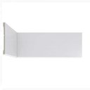 Ver imagem 2 de Rodapé Poliestireno Liso 10cm x 2,25m Casa Grassi Kit 45m
