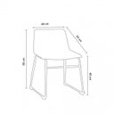 Ver imagem 7 de Conjunto com 4 Cadeiras para Sala de Jantar Bruna