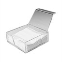 Ver imagem 1 de Porta Guardanapos Acrílico Transparente 5mm Centauri Mod M Organizador Mesa Cozinha Compacto Prá