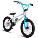 Ver imagem 2 de Bicicleta Aro 20 Bmx Pro-x Infantil Série 1 Aro Aero Freio V-brake - Branco+azul