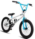 Ver imagem 2 de Bicicleta Aro 20 Bmx Pro-x Infantil Série 1 Aro Aero Freio V-brake - Branco+azul