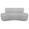Sofá Curvo Orgânico 130cm 2 Lugares Bouclé Antonela - 4