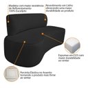 Ver imagem 7 de Sofá Curvo Orgânico 140cm 2 Lugares Linho Antonela