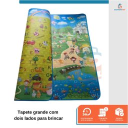 Tapete Infantil Grande Educativo Para Bebê Baby Style Trenzinho - 3