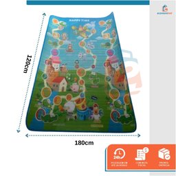 Tapete Infantil Grande Educativo Para Bebê Baby Style Trenzinho - 2