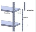 Ver imagem 5 de Estante Tripartida com 6 Bandejas Branca 30cm